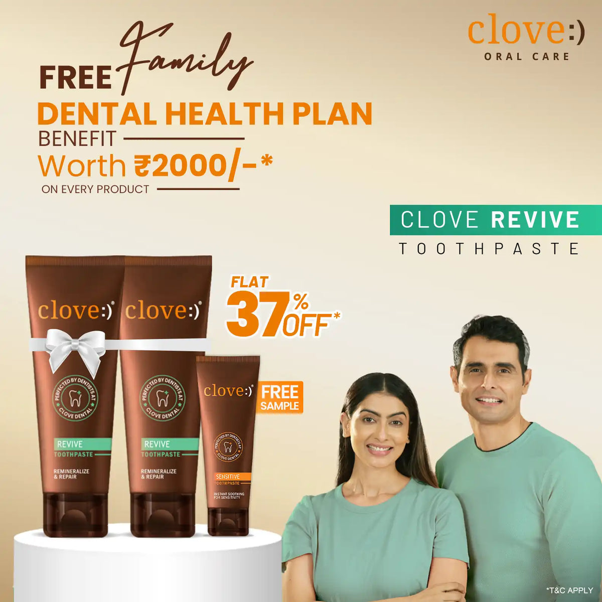 Clove Oral Care Revive Toothpaste