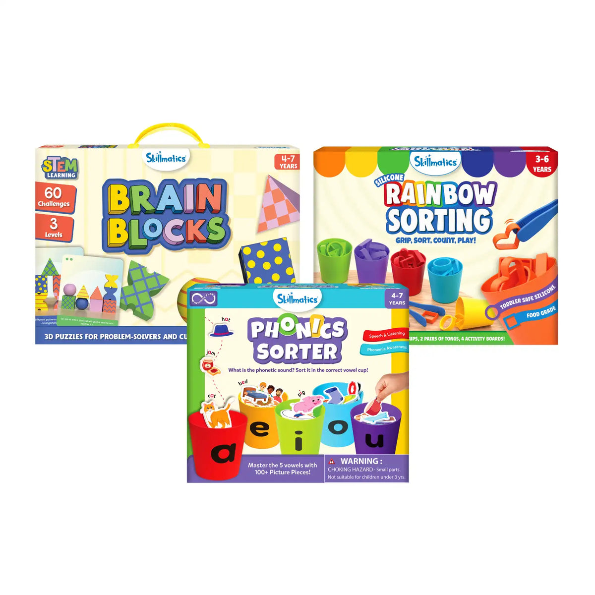 Skillmatics STEM and Sorting Fun Bundle Ages 3 to 7