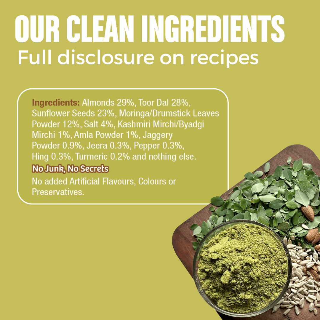 Early Foods Trial Pack Moringa Chutney Powder