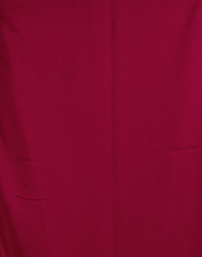 Sudathi Cherry Red Stone Work  Embellished Silk Saree - PUSHMYCART