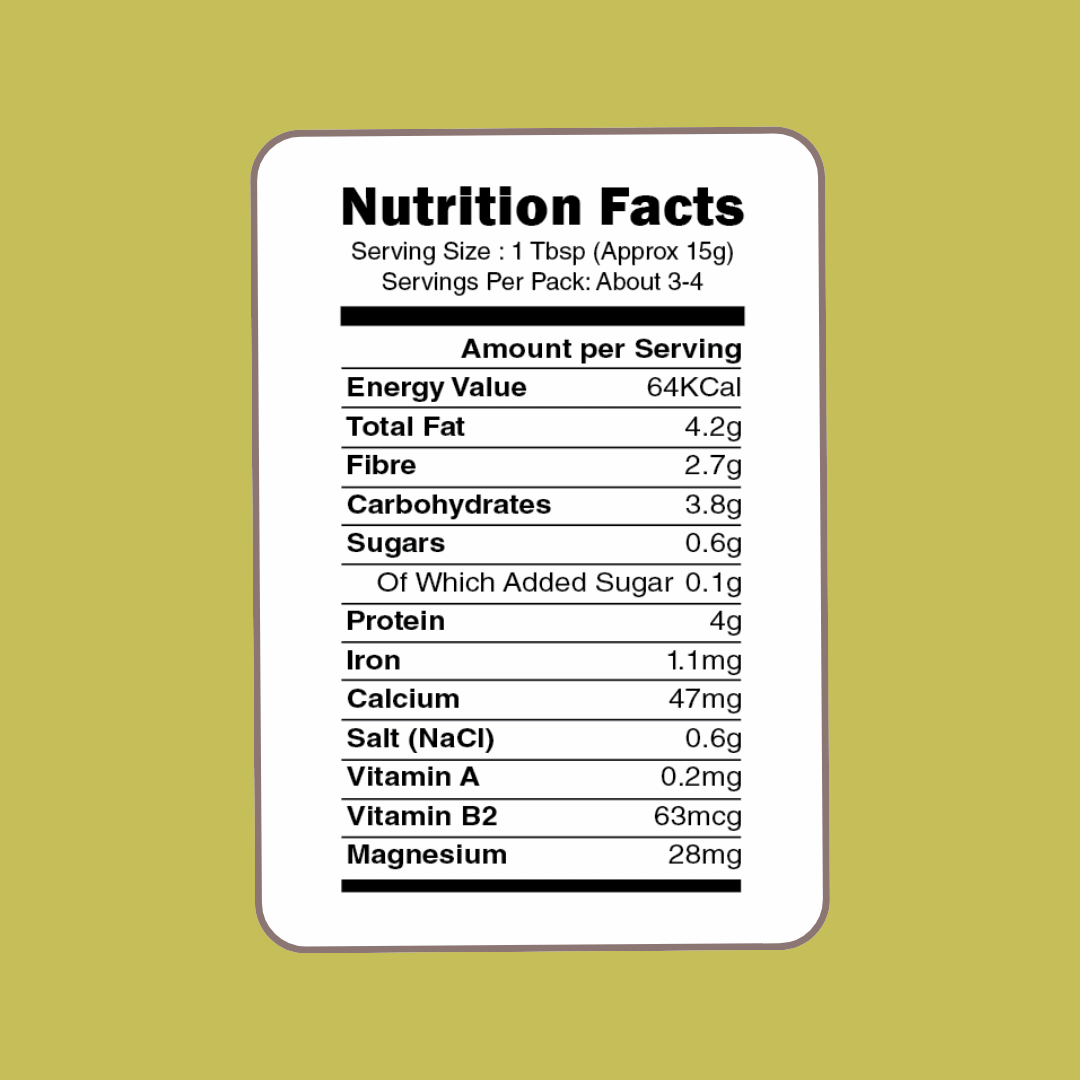 Early Foods Trial Pack Moringa Chutney Powder
