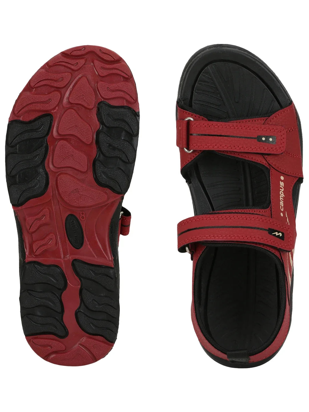 Campus 3K SD 055B Red Mens Sandal