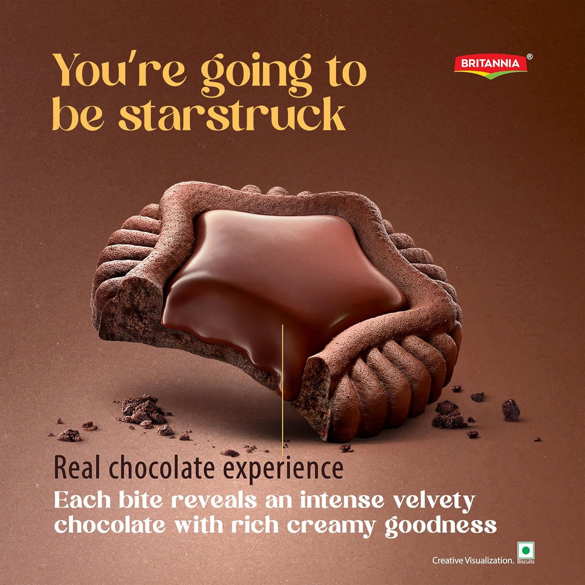 Britannia Pure Magic Choco Stars Cookies