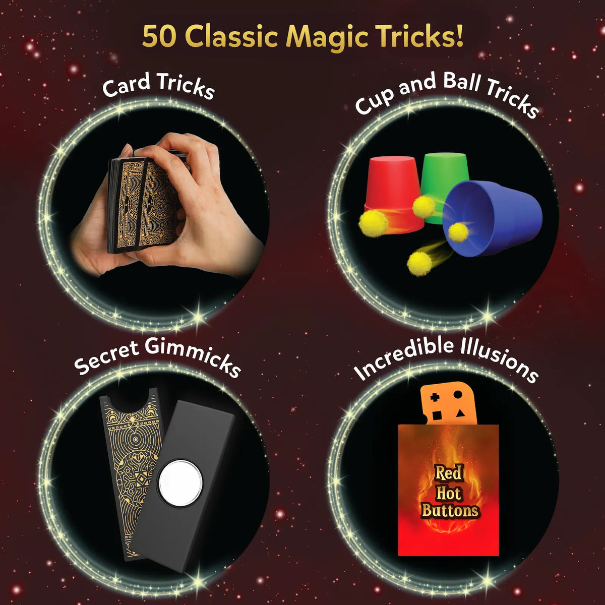 Skillmatics The Classic Magic Kit Perform 50 Classic Magic Tricks and Illusions Ages 10 and Up