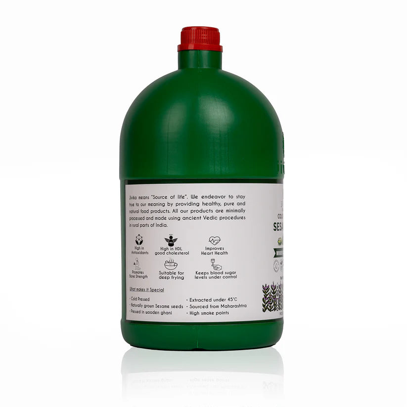 Jivika Naturals Cold Pressed Sesame Oil - PUSHMYCART