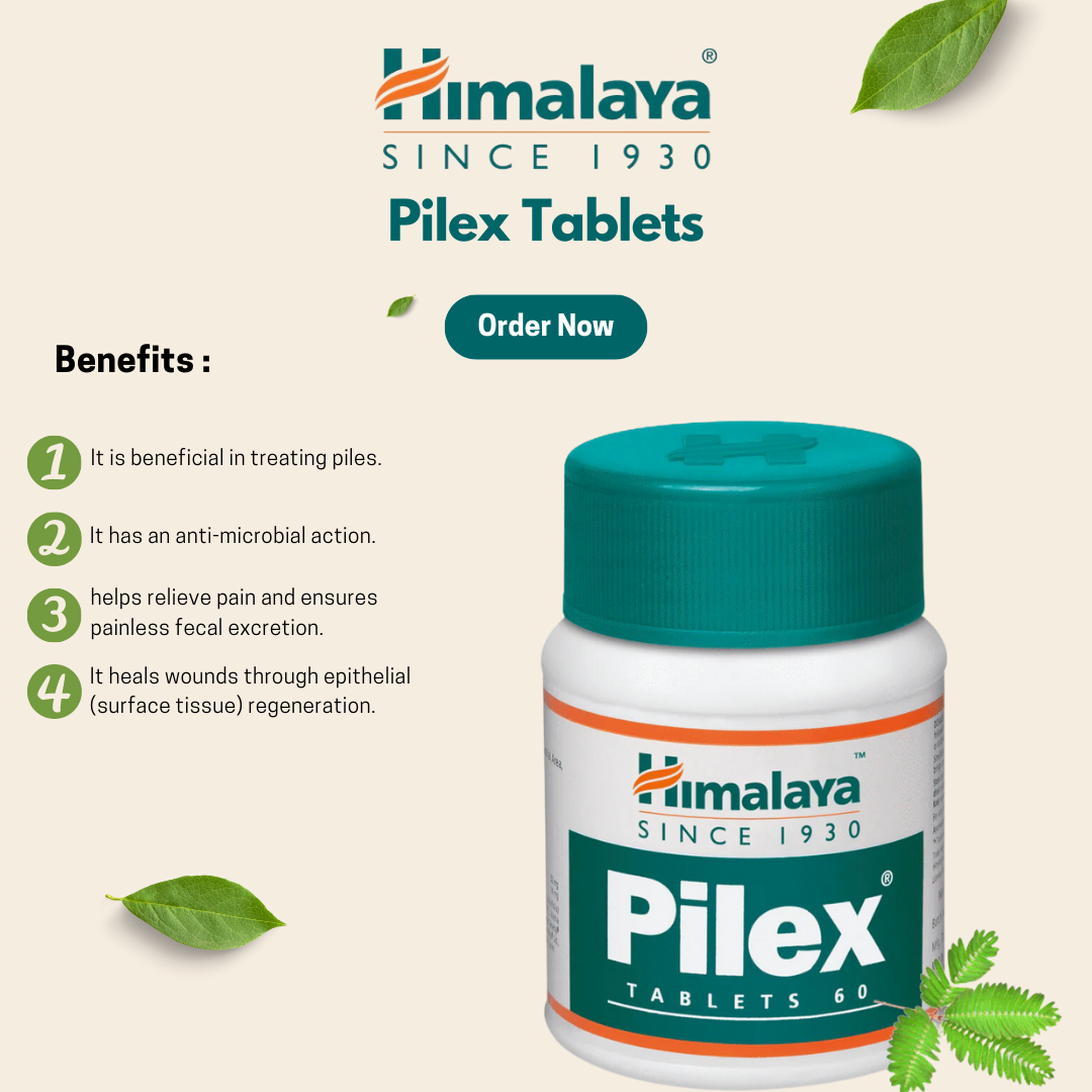 Himalaya Pilex Tablet - PUSHMYCART