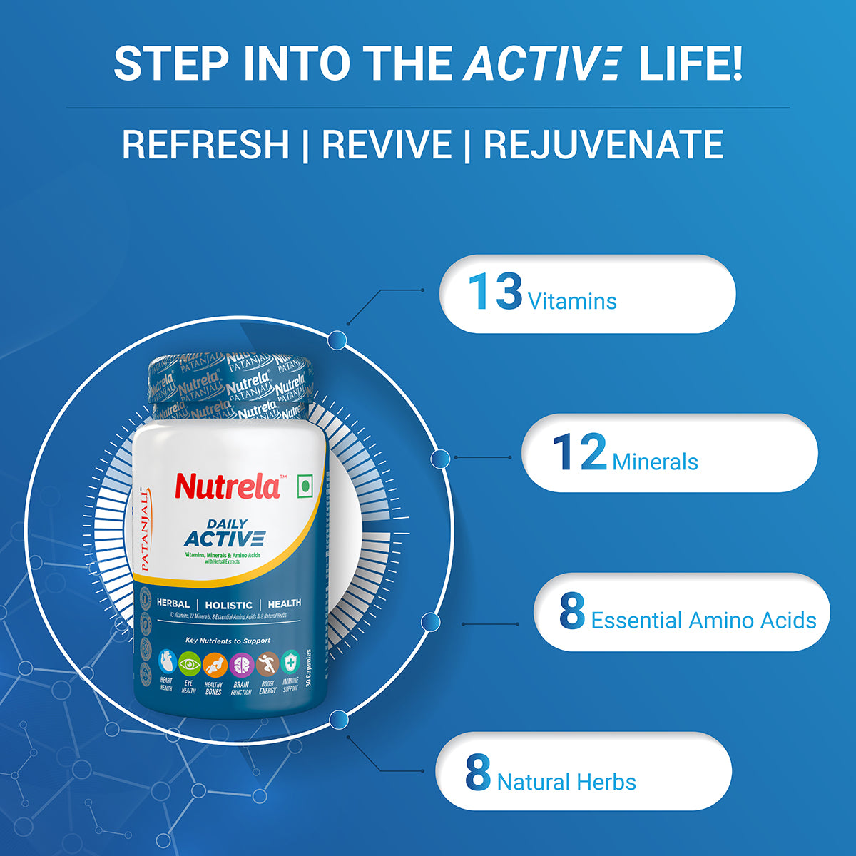 Patanjali Nutrela Daily Actice |30Caps