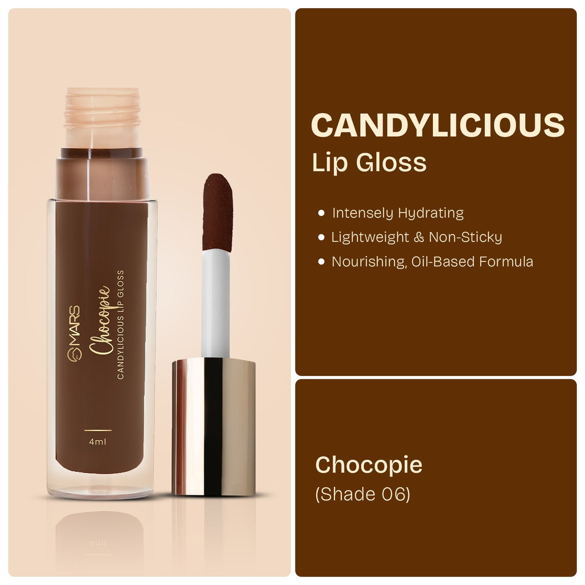 Mars Cosmetics Juicy Coco Combo featuring Choco Butter liner and Chocopie gloss for a plump, sculpted pout. - Image 3
