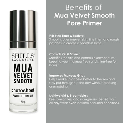 Shills Professional Mua Velvet Smooth Pore Primer