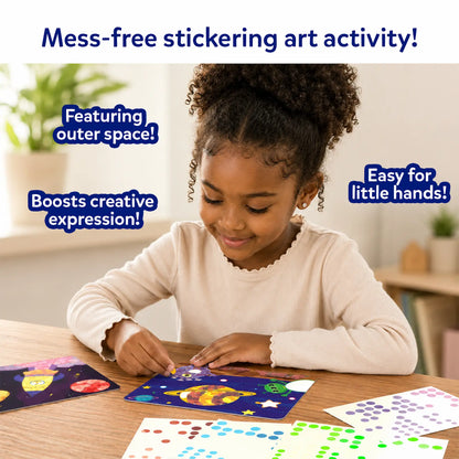 Skillmatics Dot it Outer Space No mess sticker art Ages 3 to 7