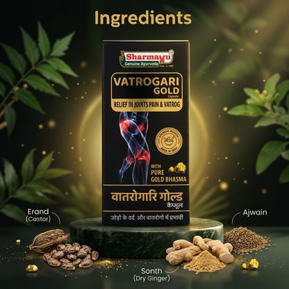Sharmayu Ayurveda Vatrogari Gold Capsule - view 6