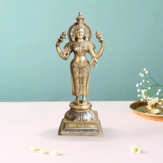 Laxmi Ji Statue With Brass 5.445Kg - PUSHMYCART