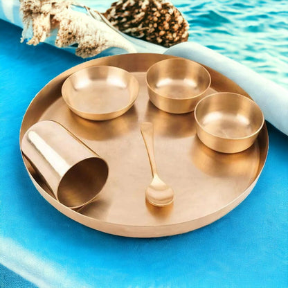 Tamas Bronze Shahi Dinner Set | - PUSHMYCART