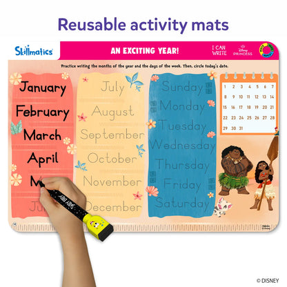 Skillmatics I Can Write Disney Princess Reusable Activity Mats Ages 3 to 6