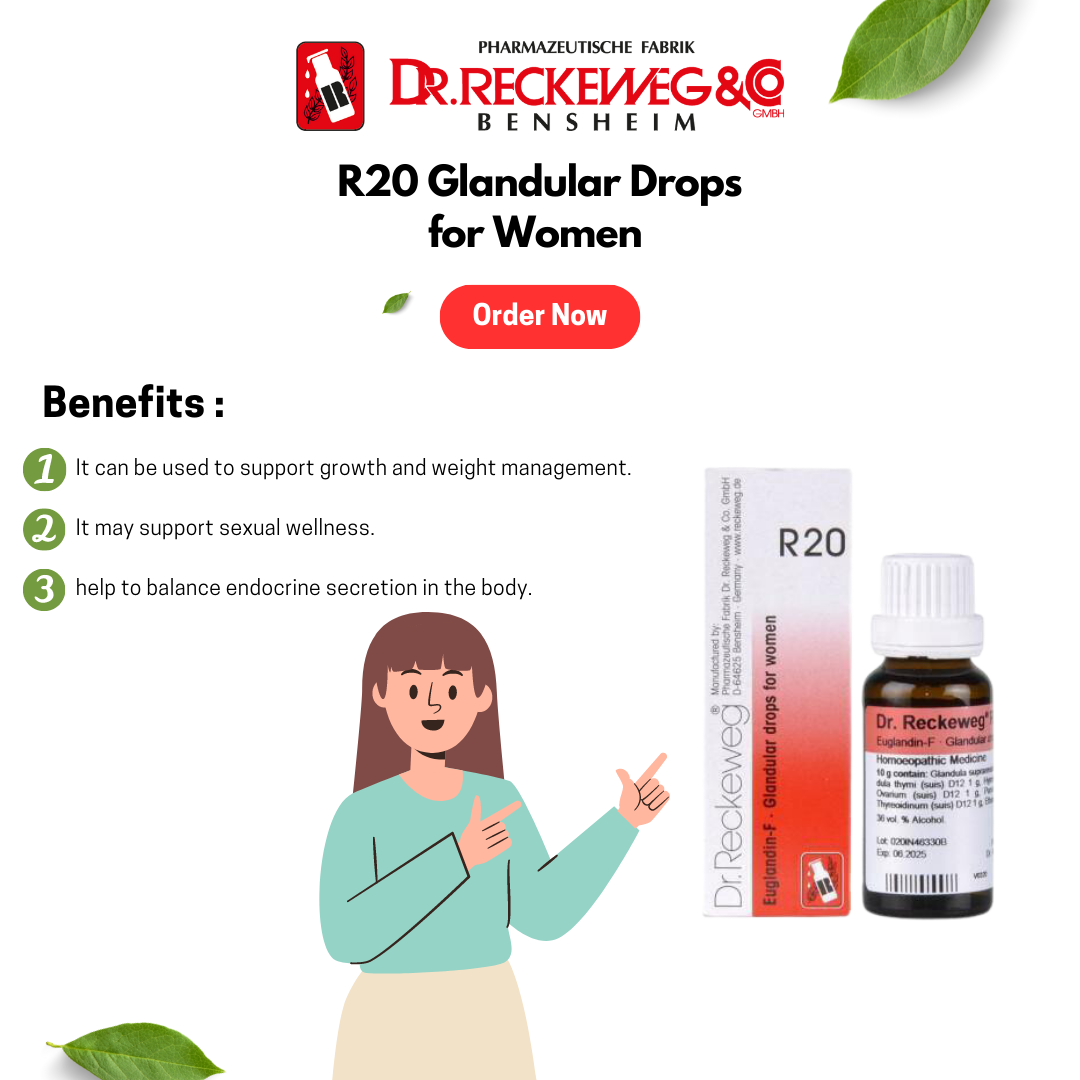Benefits of Dr. Reckeweg R20 Glandular Drops For Women Drop