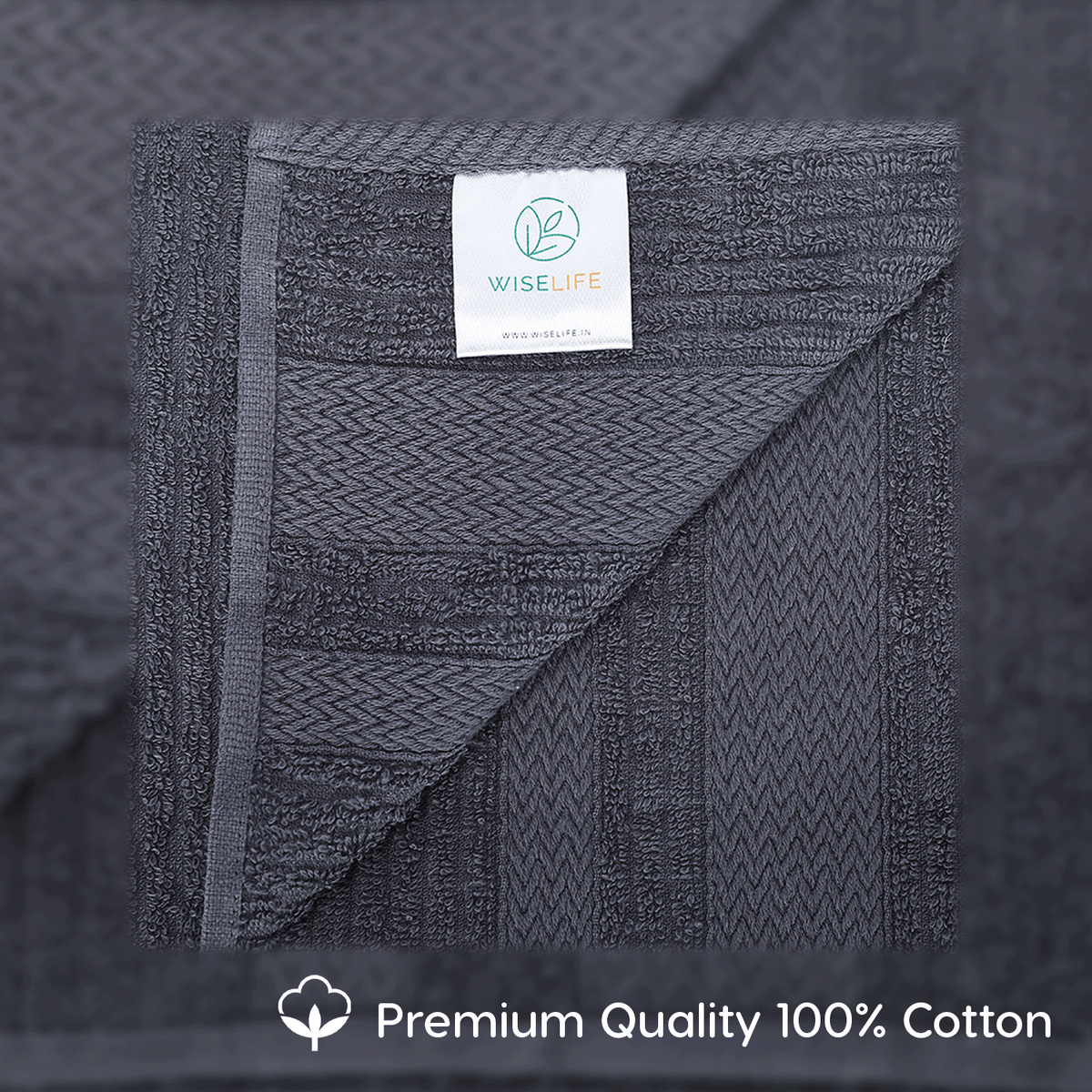 Bath Towel 500 GSM (Grey)