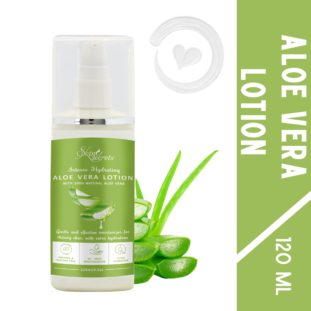 Skin Secrets Aloe Vera Lotion for Hydrated & Plump Skin