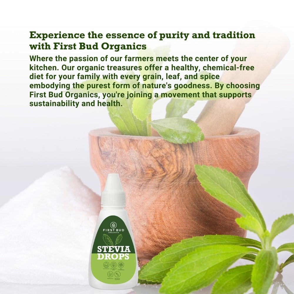 First Bud Organics Stevia Drops Liquid 20 ml