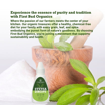 First Bud Organics Stevia Drops Liquid 20 ml
