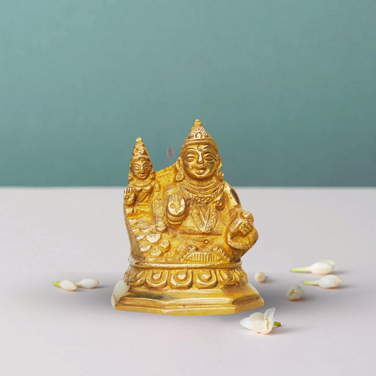 Brass Kuber Ji God Idol Statue 0.39Kg - PUSHMYCART