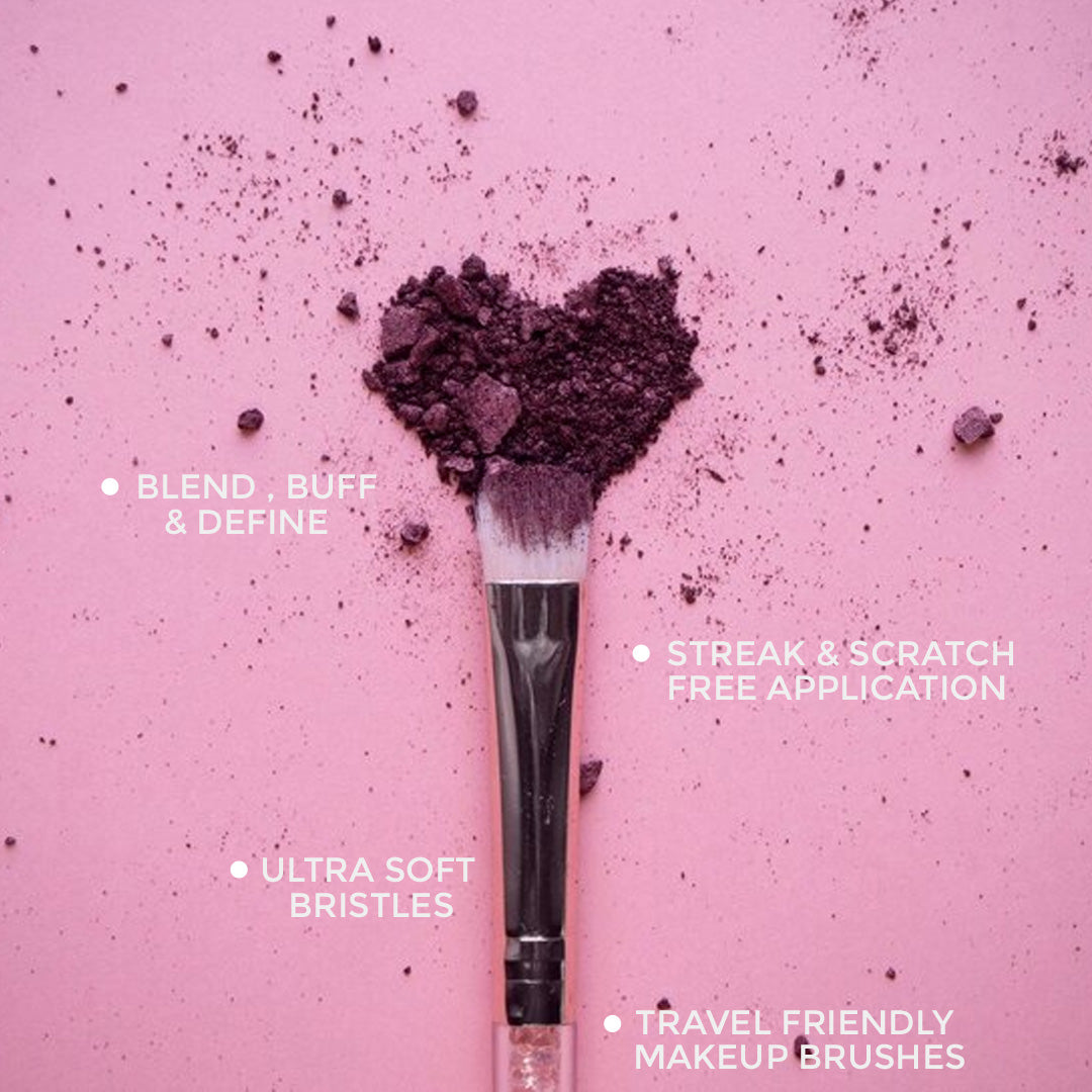 Moraze Cosmetics Eyeshadow Brush with soft synthetic bristles and ergonomic handle, perfect for precise makeup appl - Image 2