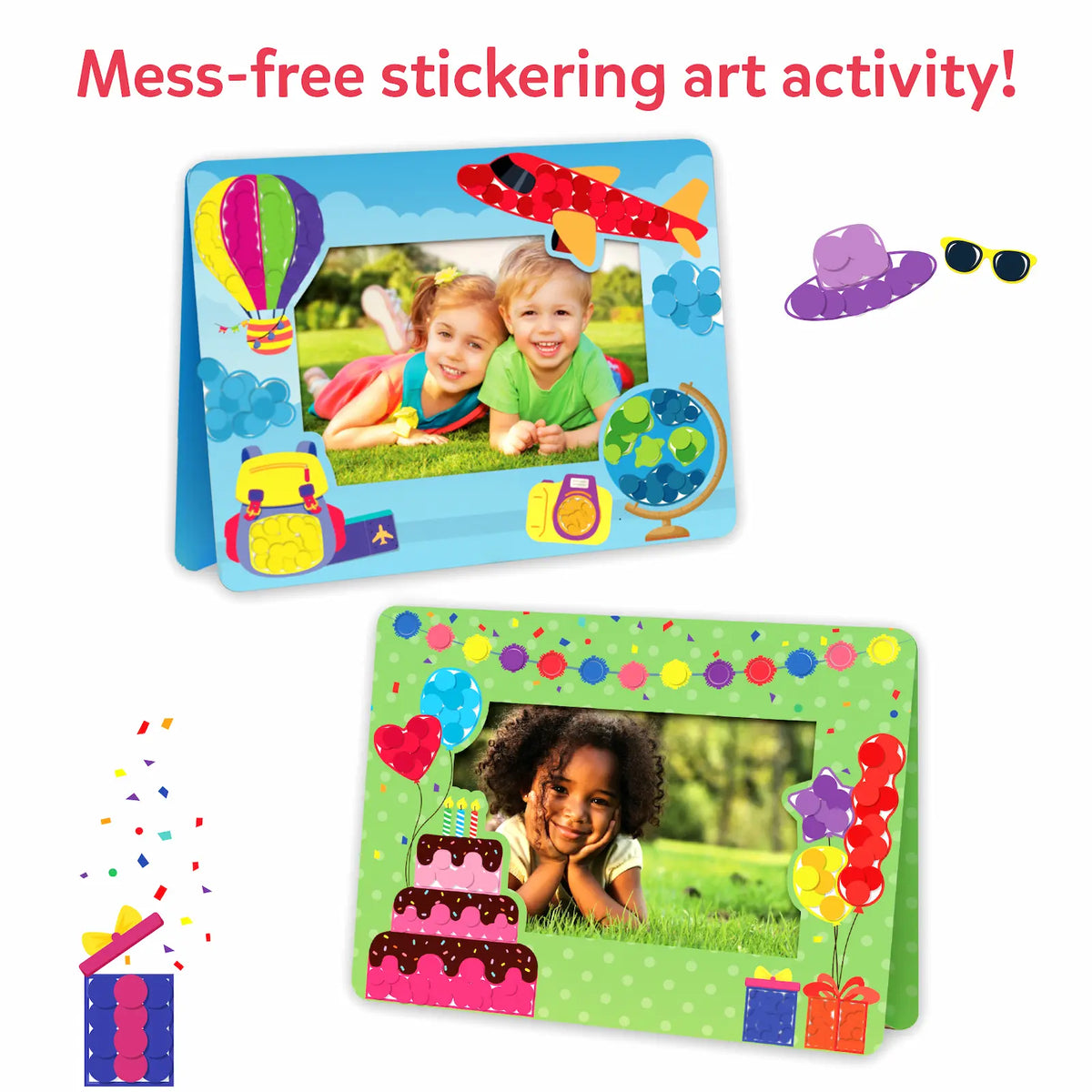 Skillmatics Dot it Photo Frames No Mess Sticker Art Ages 3 to 7