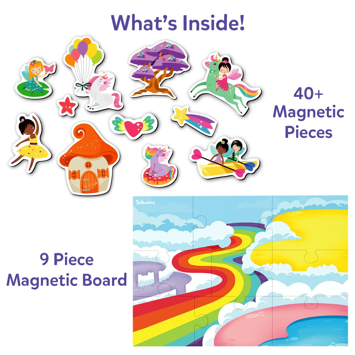 Skillmatics Magnetopia Princess and Unicorn Land Interactive Pretend Play Set Ages 3 to 7