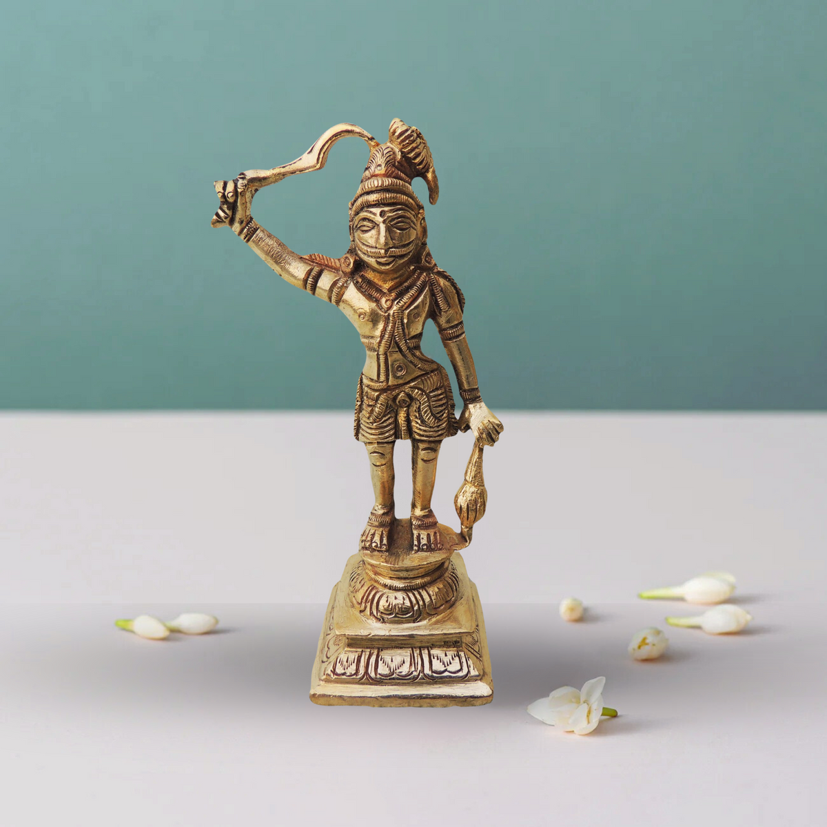 Brass Parshuram Statue 0.41Kg - PUSHMYCART