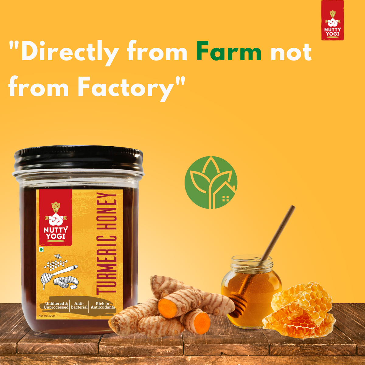 Nutty Yogi Turmeric Honey