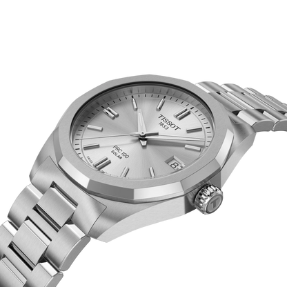 Tissot PRC 100 Solar 34mm Silver Grey