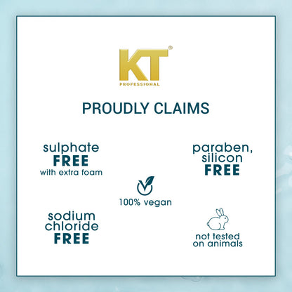 KT Professional 3X Moisture Conditioner bottle with rich, creamy texture, featuring Shea Butter, Almond, Wheat. - Image 6