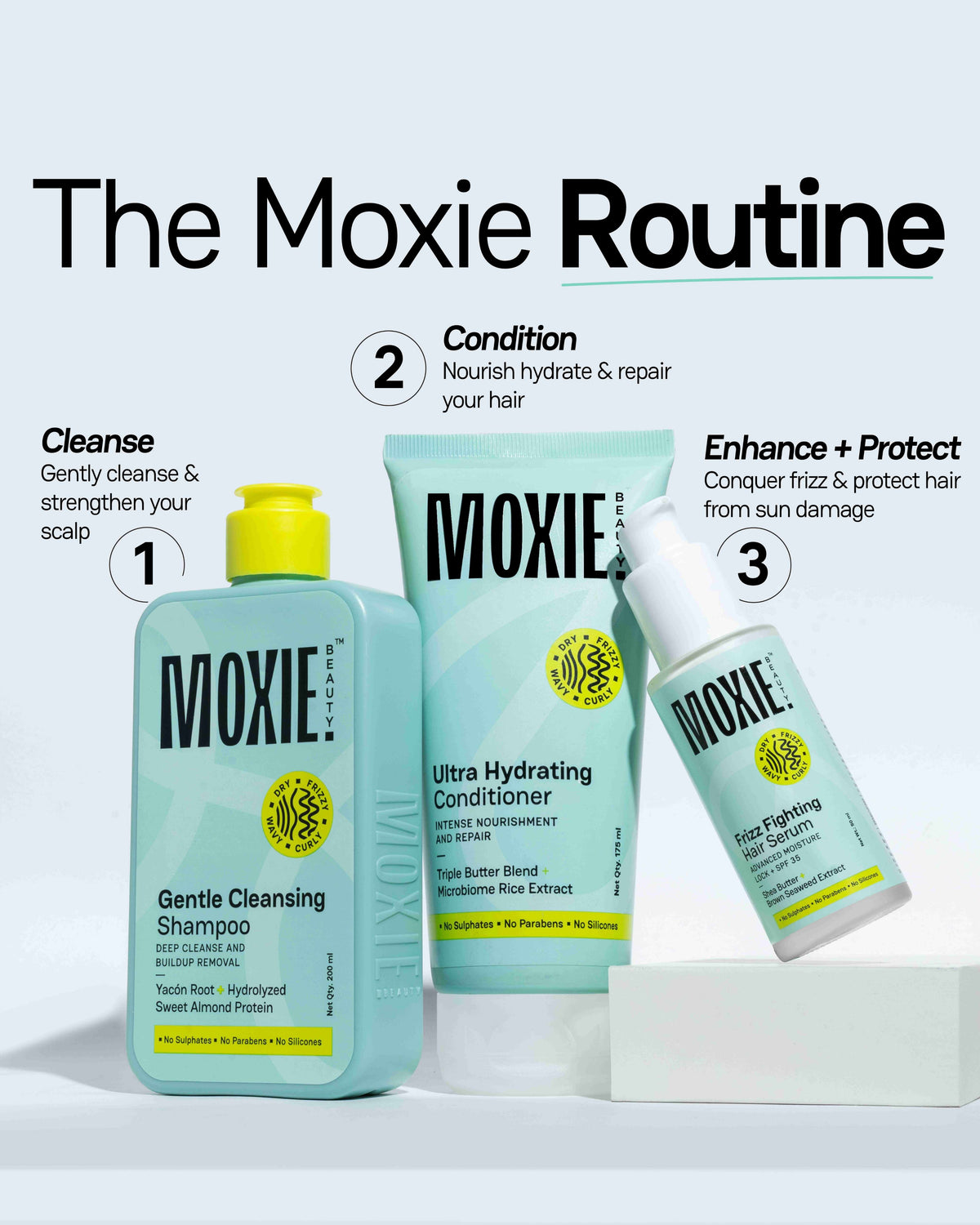 Moxie Beauty Frizz Fighting Hair Serum (SPF 35) 50ml