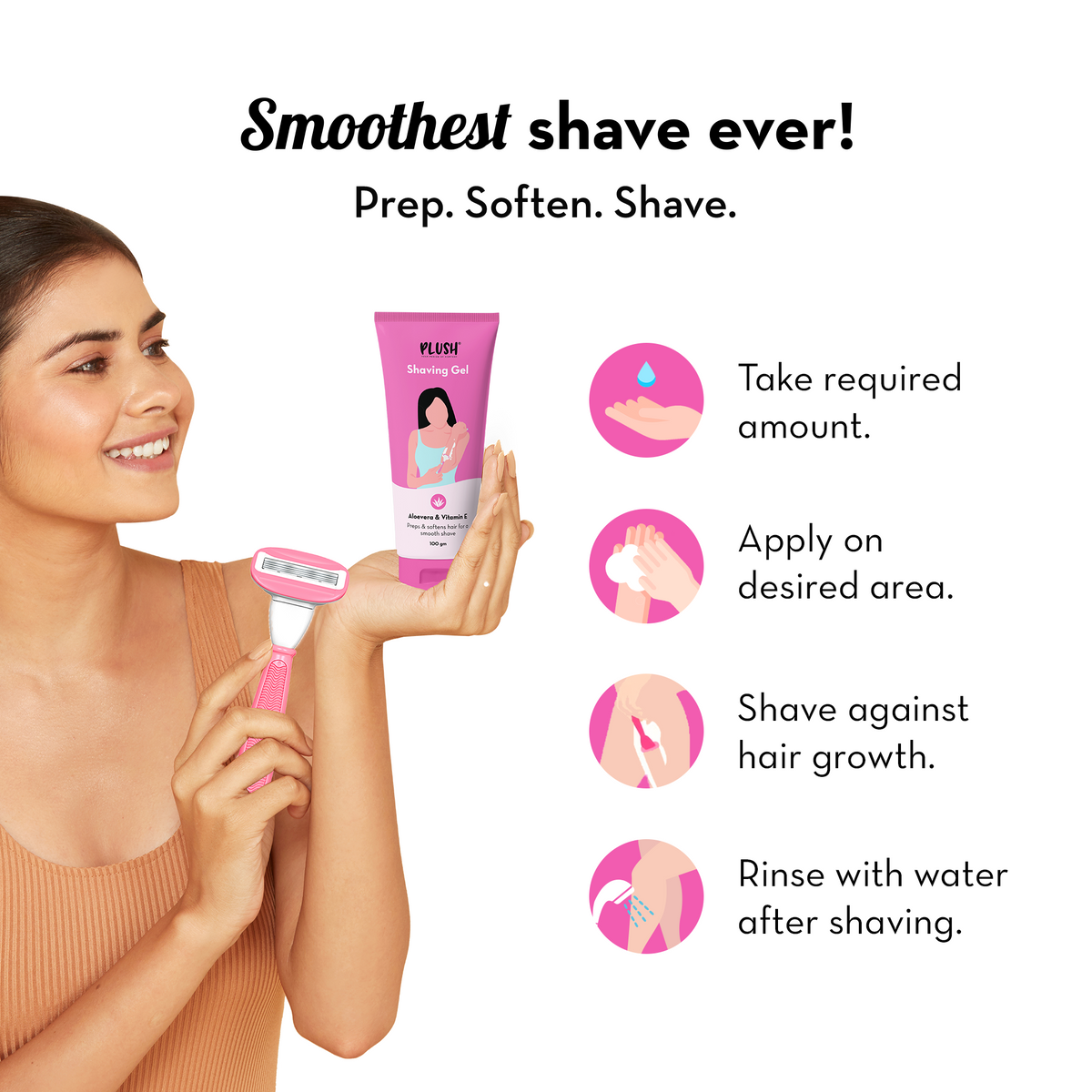 Plush Natural Shaving Gel