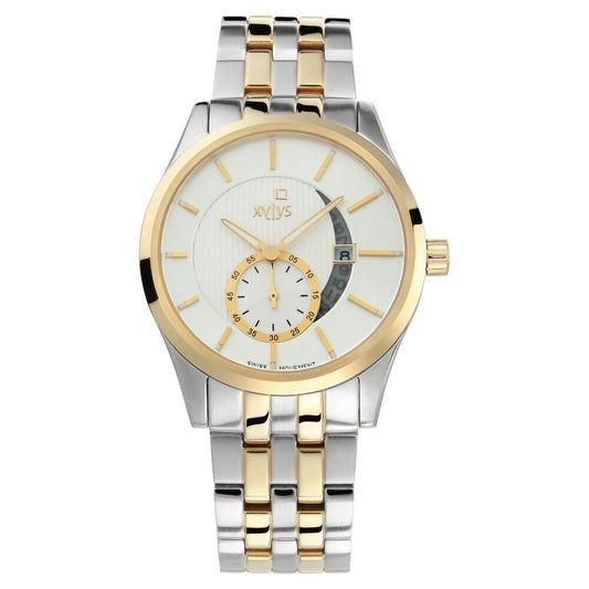 Xylys Offsets Swiss Analog Stainless Steel Silver Dial Watch for Men - image 1