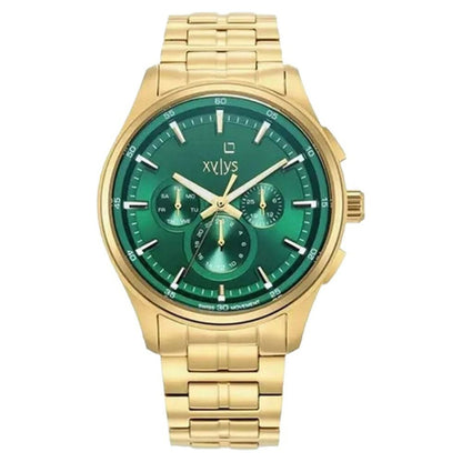 Xylys Swiss Analog Stainless Steel Strap Green Dial Watch For Men - image 1