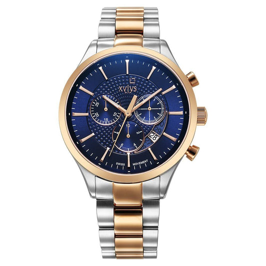 Xylys Triumph Swiss Chronograph Stainless Steel Blue Dial Watch for Men - image 1