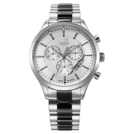 Xylys Triumph Swiss Chronograph Stainless Steel White Dial Watch for Men - image 1