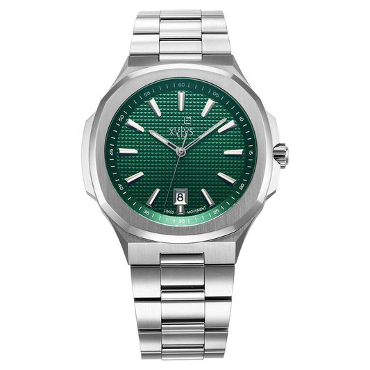 Xylys Integra Swiss Analog Stainless Steel Green Dial Watch for Men - image 1