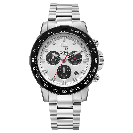 Xylys Swiss Quartz Silver Dial Silver Stainless Steel Strap Watch For Men - image 1