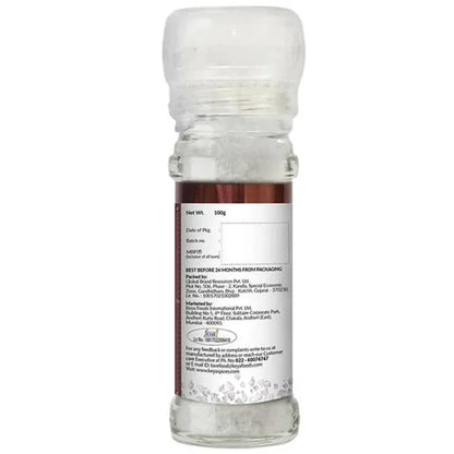 Keya Sea Salt Grinder with premium natural sea salt, featuring an adjustable cap and refillable design. - Image 3