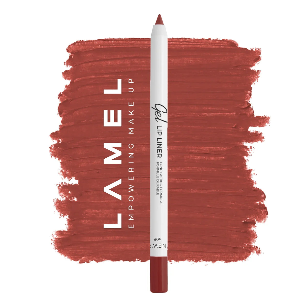 Long lasting Gel Lip Liner - Rose plum 408