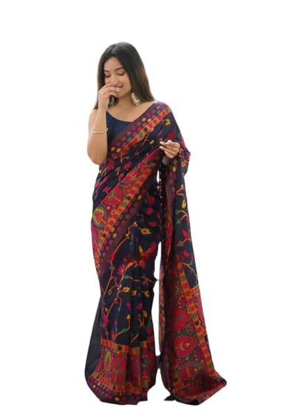 Vasthrlay Classic Kanjivaram Traditional Saree for festive ethnic occasions