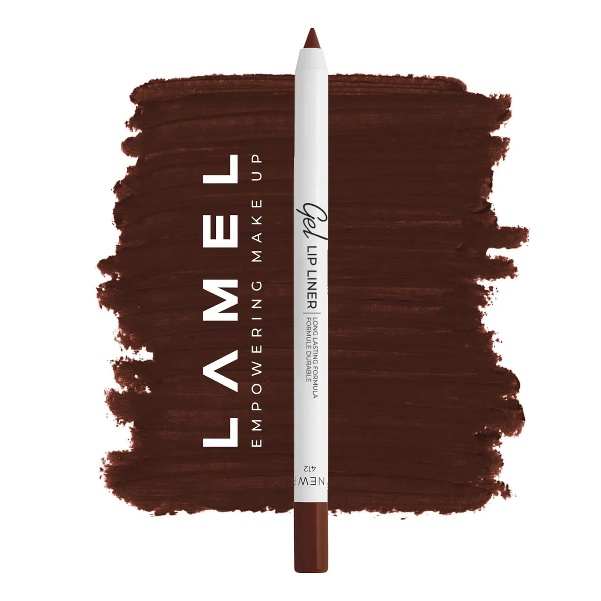 Long lasting Gel Lip Liner - Spicy Nude 412