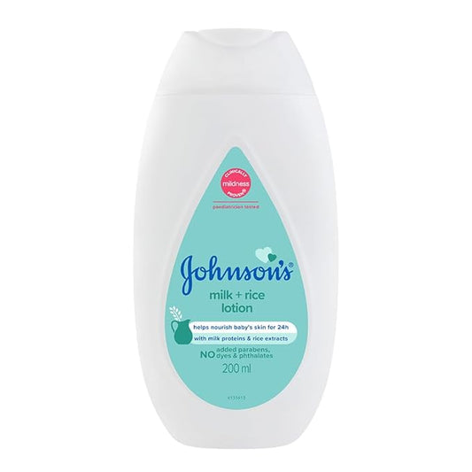 Johnson's Baby Milk and Rice Baby Lotion - PUSHMYCART