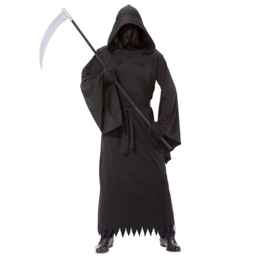Wanna Party Kids Phantom Reaper Halloween Costume Black Hooded Robe