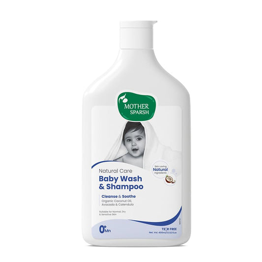 Mother Sparsh Natural Care Baby Wash and Shampoo