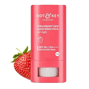 DOT & KEY Strawberry Dew Spf 50 Sunscreen Stick On|The|Go Spf 50 Pa+++