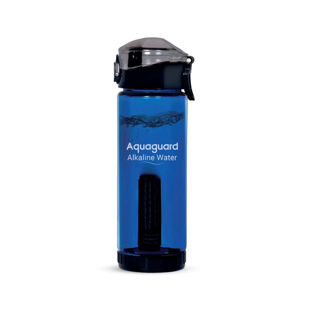 Aquaguard Alkaline Water Bottle 640 ml with Replaceable Cartridge