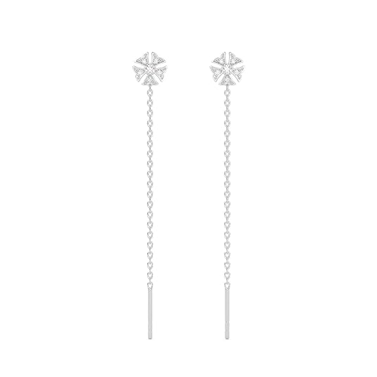 CLARA 925 Sterling Silver Drop Earrings