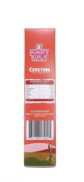 HUNGRY KOALA Oats & Carrot Khicdi Cereal - PUSHMYCART